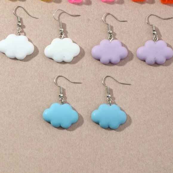 Cloud Drop Earrings - Picture 1 of 2